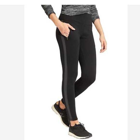 ATHLETA Street to Summit Pant Fleece Lined Black Size Small - Picture 2 of 10